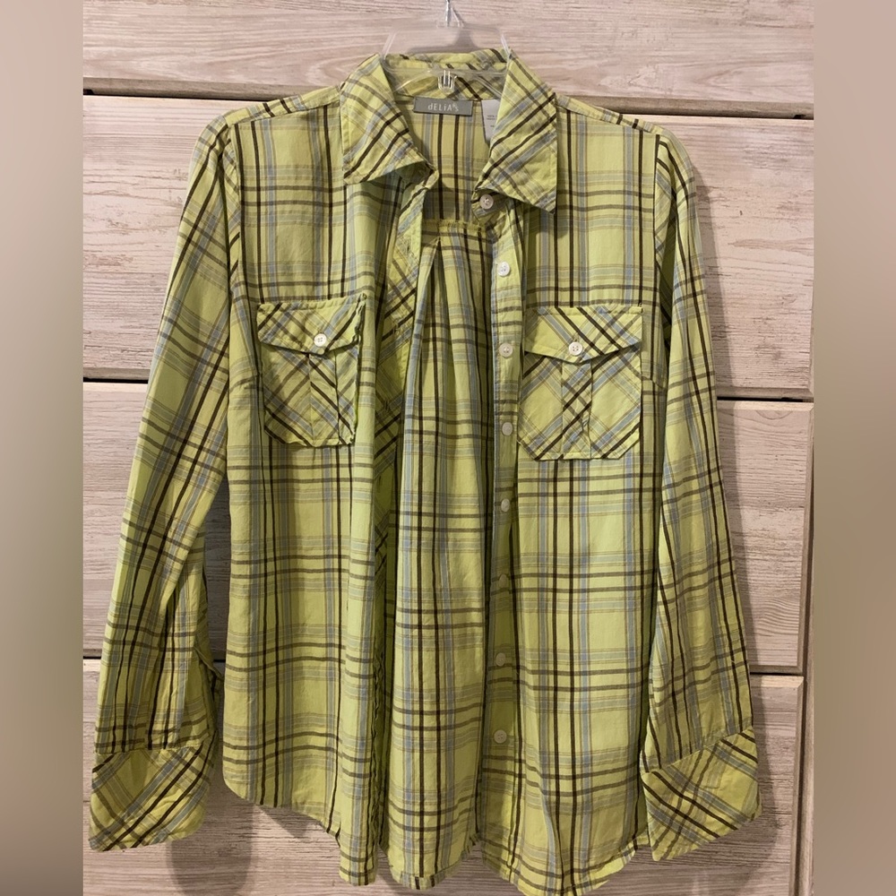 Delia’s Top; Green; Small